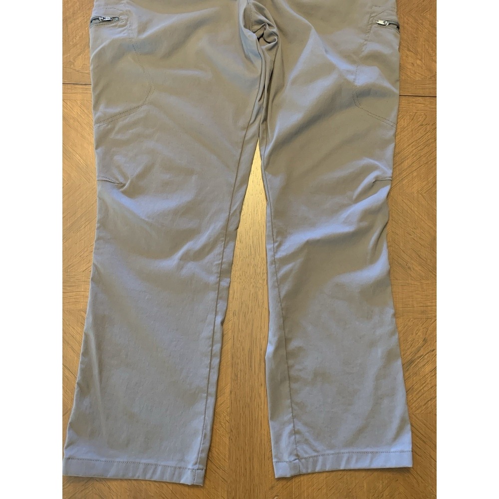 Wrangler Outdoor Summer Hiking Pants 36x29.5 Men's Tan Stretch Cargo Care 307 - Picture 4 of 16